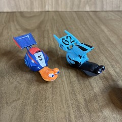 Dreamworks Movie Turbo Snail Racers Lot Of 10 W 1 Rolling Racer 2 Race Cars