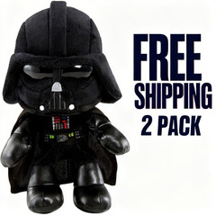 (2) Star Wars Plush 8-in Darth Vader Character Dolls, Soft