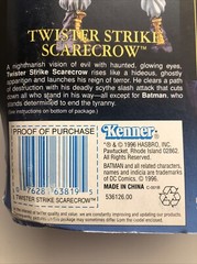 Legends of the Dark Knight Twister Strike Scarecrow Action Figure Kenner DC 1996