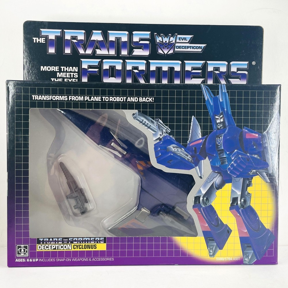 Transformers G1 Cyclonus Decepticon Action Figure Reissue Toys New in Box