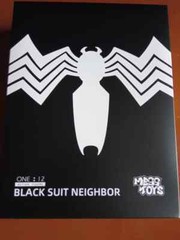 MESS TOYS Black Venom Symbiote Spider-Man Black Spider Action Figure Boxed