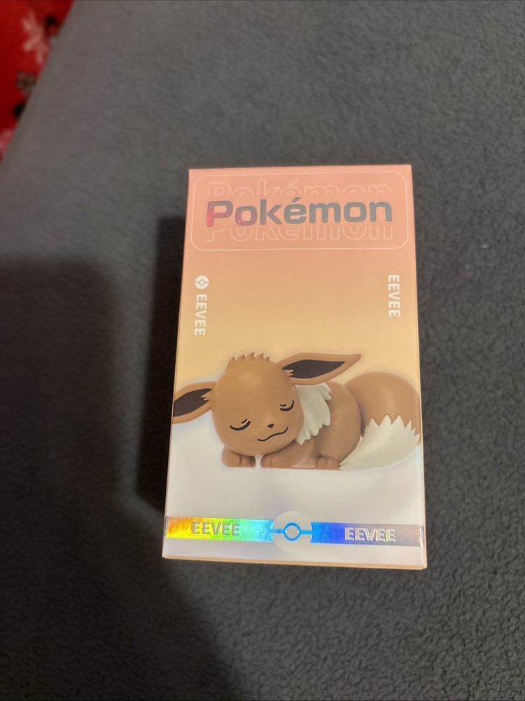 Pokemon Eevee Sleeping Figure Langbowang Authentic NEW In Box Collectible Toy