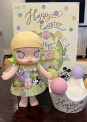 Authentic POP MART Happy Easter Mickey & Friends Royal Molly 400% Mega NEW