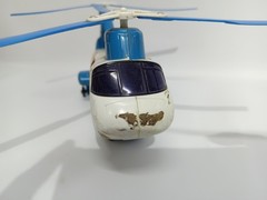 Helicopter Resgate CHiPs California Highway Patrol Glasslite Brazil Vintage 80 s