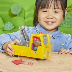 Peppa Pig Granddad Dog Pull Back Tow Truck Toy with Figure for Kids 3 Years Up
