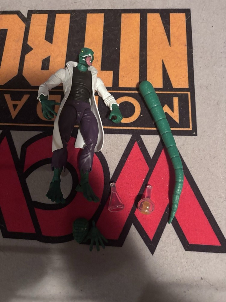 Marvel Legends Retro Lizard Walmart Exclusive Action Figure Preowned