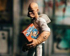 Miniature Cereal Box Accessory for Action Figure/Dollhouse