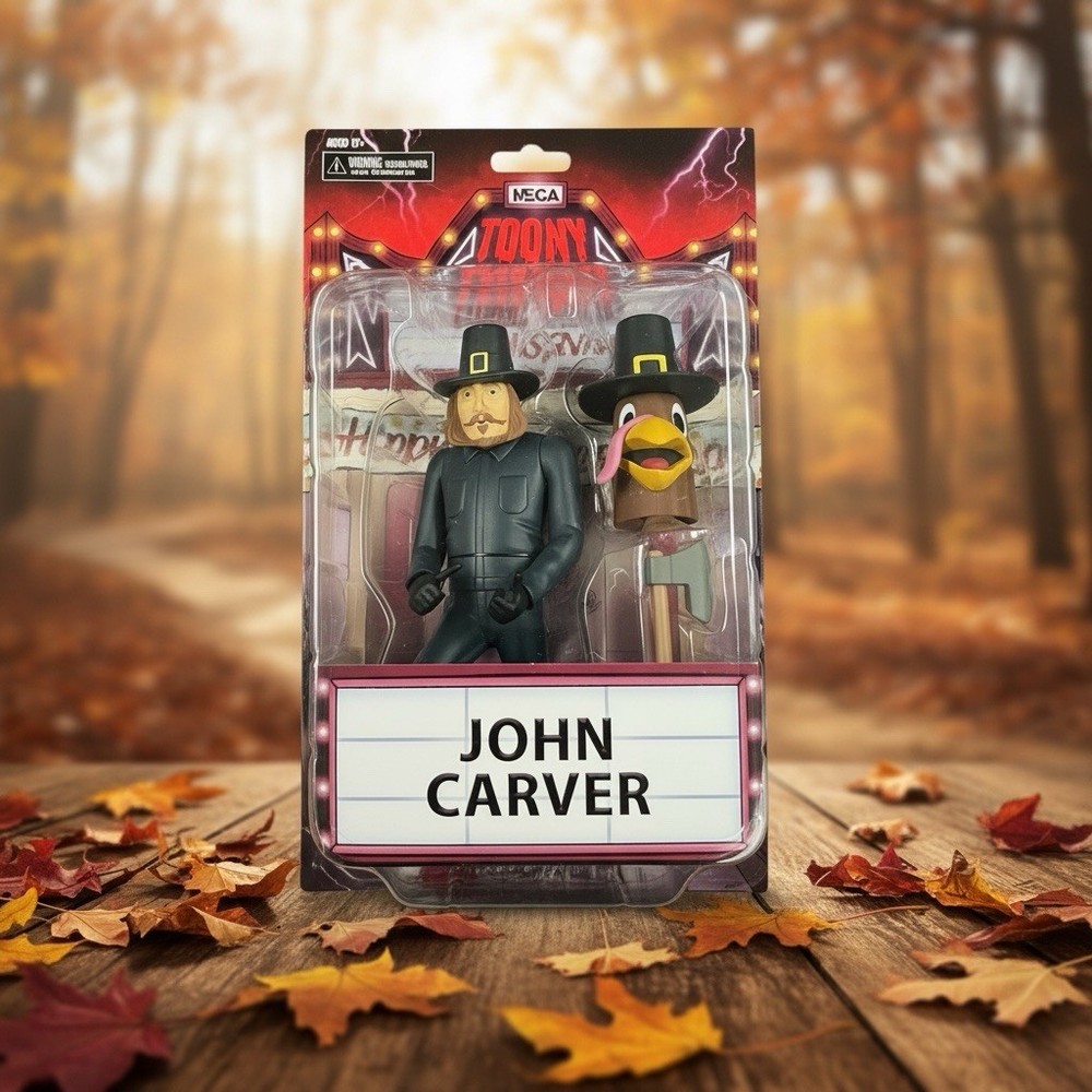 NECA Toony Terrors Thanksgiving John Carver Horror Movie Figure NEW