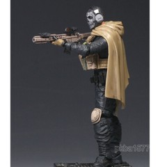 Pre-sale Premium 1/18 3.75″ Vest Cloak Ghost Figure Head Sculpt Weapon Headphone