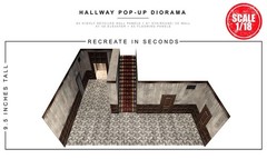Extreme-Sets Hallway Pop-Up Diorama 1/12 New Sealed – Rare