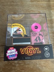 Mini Brands Vinyl Toy Record Player Really Works Sealed Bruno Mars SHIPS TODAY