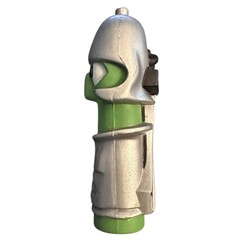 VeggieTales Josh & the Big Wall Playset Archibald Asparagus Figure Big Idea 1999