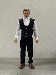 PB-SUIT-BLK: 1/12 Black Suit for 6″ Nota Mezco MixMax slim body