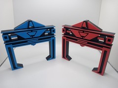 Retro Mini Recognizer 2 pack for Vintage Tron action figures and lightcycle toys
