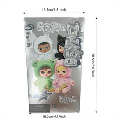 MGA Bratz Bratziez Bling Seriez Shiny Clothes Keychain Doll Charm Gift New