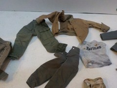 N A506 GI Joe Ultimate Soldier and Other Military Figure Clothing Lot
