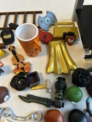 Roblox Weapons & Accessories 60 Items Lot Swords Body Parts Pistols Shield Hats