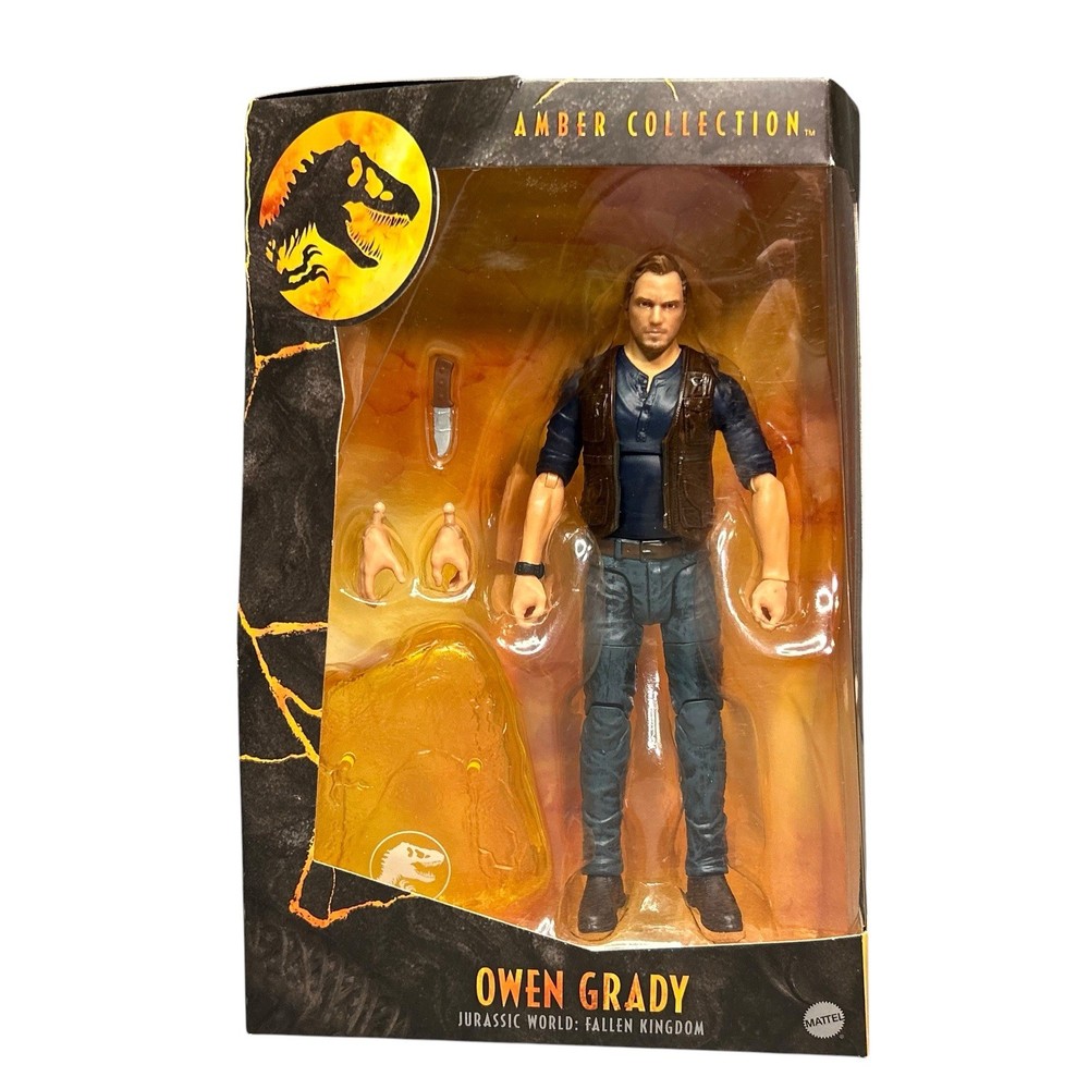 Amber Collection Owen Grady – Jurassic World: Fallen Kingdom New SEALED Mattel