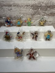 LOT OF 10 VINTAGE DISNEY CHIP N DALE RESCUE RANGERS PVC FIGURES 2″ (Brand NEW)