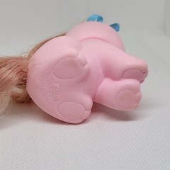 VINTAGE 1989 Mattel Little Pretty Kitty MIMI Pink Cat Long Hair w/ Yellow Star