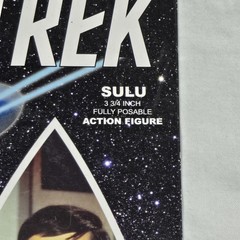 ‘Funko’ Super 7 ReAction Star Trek Figure SULU 3 3/4″ Loose 2015 UNPUNCHED Card