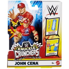 John Cena (Red) – WWE Knuckle Crunchers 3 Mattel Toy Wrestling Action Figure