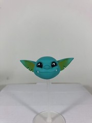 Plunderlings Captain Teel Grinning Head Lone Coconut Goblin Figure Teal Pirate