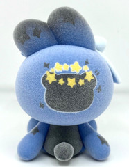 MJ Studio Lucky Emma Bunny Collector Debut Series Midnight Puff Flocked Figure