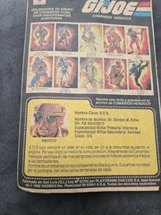 GI Joe Comandos Heroicos Medico Brazil 1982 Doc Plastirna
