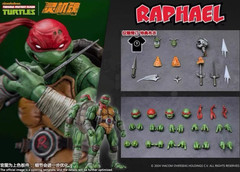 LING JIHUN 1/12 Teenage Mutant Ninja Turtles TMNT Leo Raph Don Mikey Figure