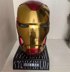 Autoking Iron Man Mk50 Friday Helmet 1/1 wearable Helmet Cosplay LED Gift