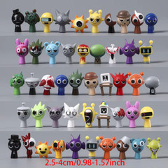 12/24/48pcs Sprunki Action Figures Model Toy Birthday Gift Figurine Set