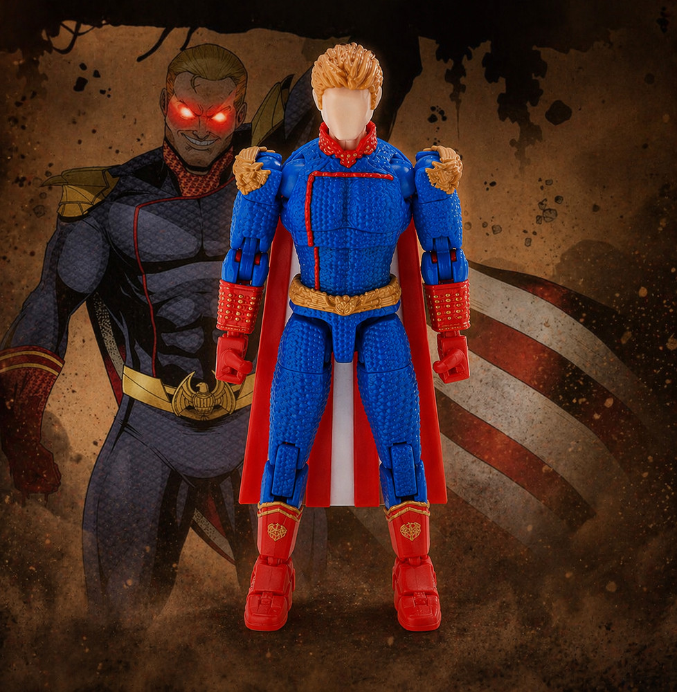 Homelander Figure The Boys Inspired 3D Printed 14cm Action Figure Collectible