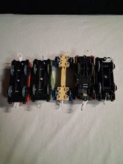 5x Thomas & Friends Trackmaster Cargo Lot Empty Wagon Truck Cars Oil Coal