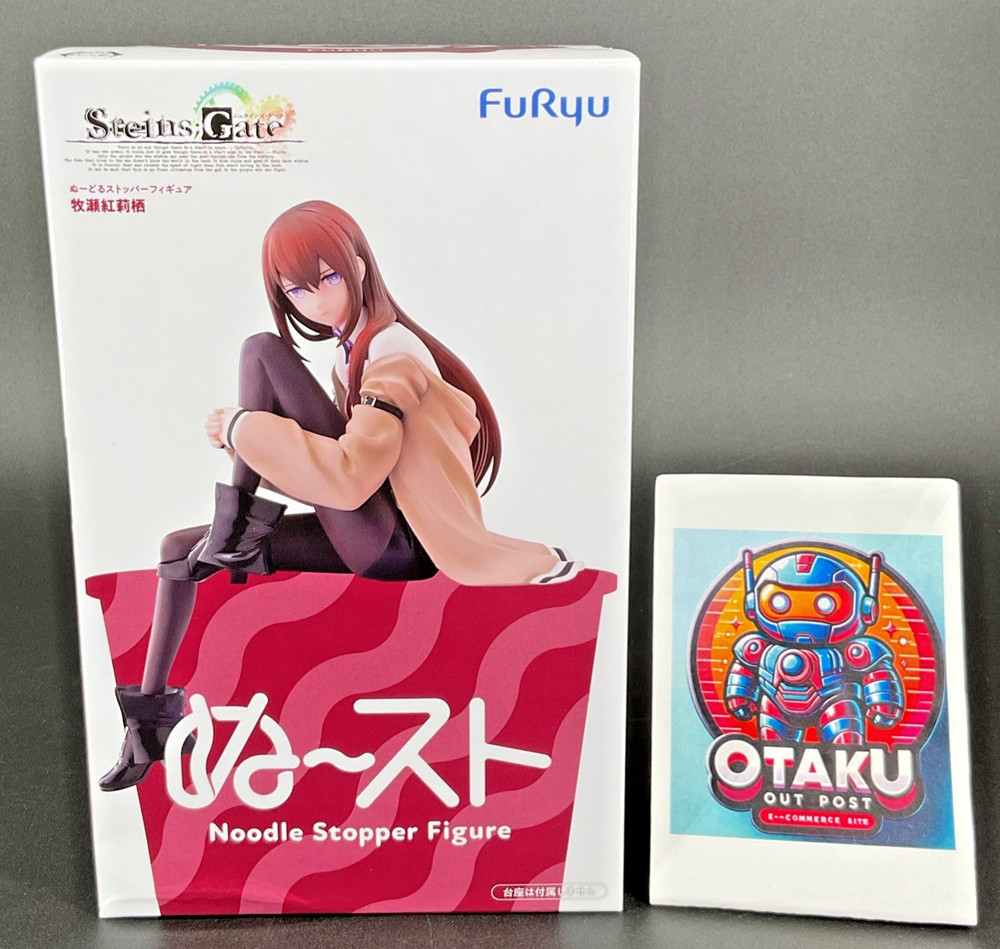 Kurisu Makise Noodle Stopper Figure STEINS;GATE Anime FuRyu prize Japan New