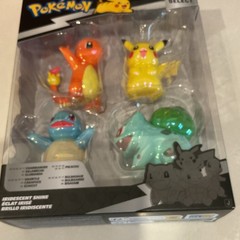 Jazwares Pokémon Select Series 1 Boxed Figure Set Pikachu Charmander Squirtle