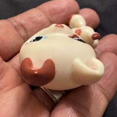 GERMAN SHEPHERD DOG Littlest Pet Shop LPS #544 * Flower Cream Brown BLUE MAGNET