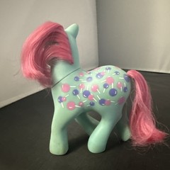 Vintage My Little Pony G1 Sweet Tooth Twice as Fancy Pony 1987 Hair Cut Damage
