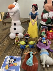 Toy Lot 30pcs Mixed Cartoon Disney Fast Food PVC Plastic Retro Used Vintage