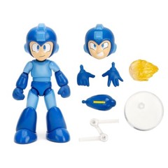 4″ MEGA MAN figure JADA TOYS capcom ROCKMAN megaman 1:12 SCALE w/ BUSTER + STAND