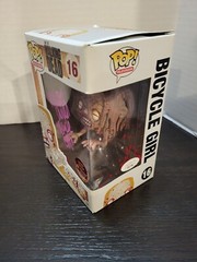 Bicyle Girl 16 /1000 PX Bloody FUNKO POP Walking Dead SIGNED Melissa Cowan JSA