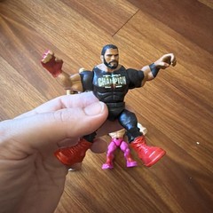 Lot Of 4 Mattel WWE Knuckle Crunchers Rebound Ring Costco Exclusive Figure