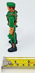 Lanard 2003 The Corps! Rick 4″ Articulated Figure Commando Force Ranger green