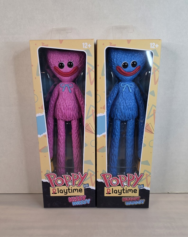 McFarlane Toys Poppy Playtime Huggy Wuggy Kissy Missy Bendable 12″ Action Figure