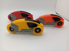 Retro Lightcycle mini lot x3 for Vintage Tron action figures and light cycle