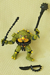 Vtg 1991 TMNT Tokka Figure 100% COMPLETE Playmates Ninja Turtles Secret of Ooze