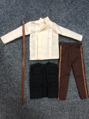 1/6 Custom Han Solo Star Wars ROTJ Harrison Ford Suit for body Action Figure