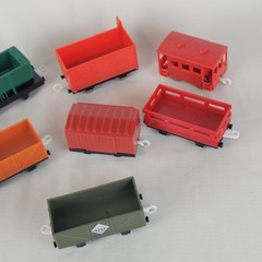 Trackmaster Thomas & Friends Tank Engine Train Lot 7 Mixed Cargo Cars Covered