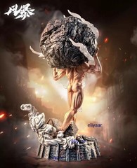 FengBao Studio Attack On Titan Eren Jaeger Figurine Model Limited Statue H19.5cm