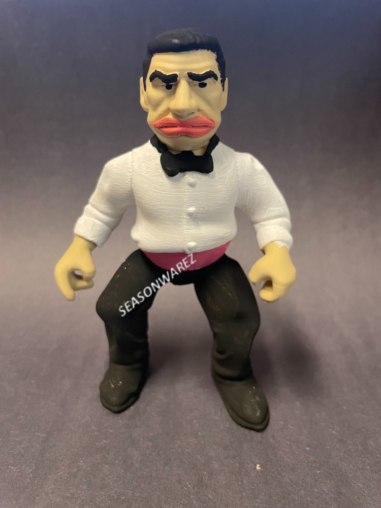 Dick Tracy Lips Manlis Hand Painted Figure FDM Printed